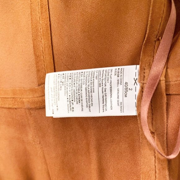 NWT Banana Republic Suede Leather Dress - Picture 8 of 8
